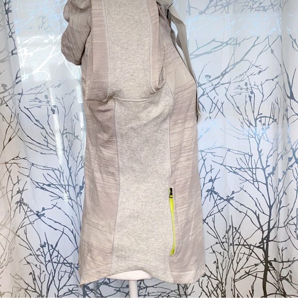 Lululemon silver spoon grey Post Sweat Pullover 1/2 zip neck hoodie sweatshirt - Picture 4 of 15
